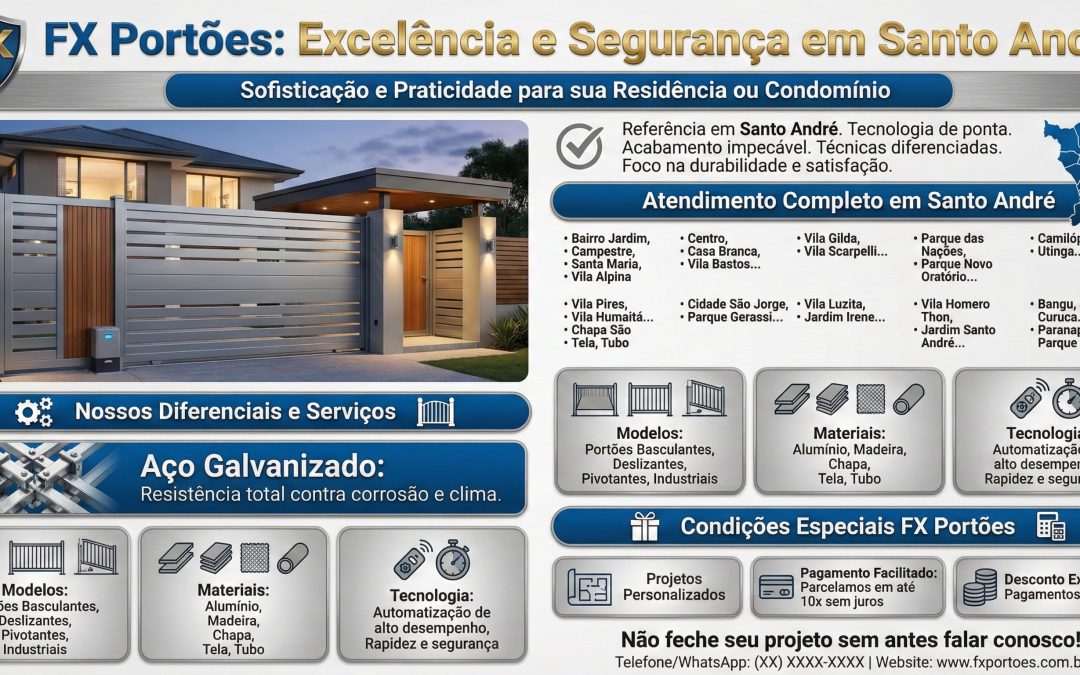 FX Portões: Excelência e Segurança em Santo André