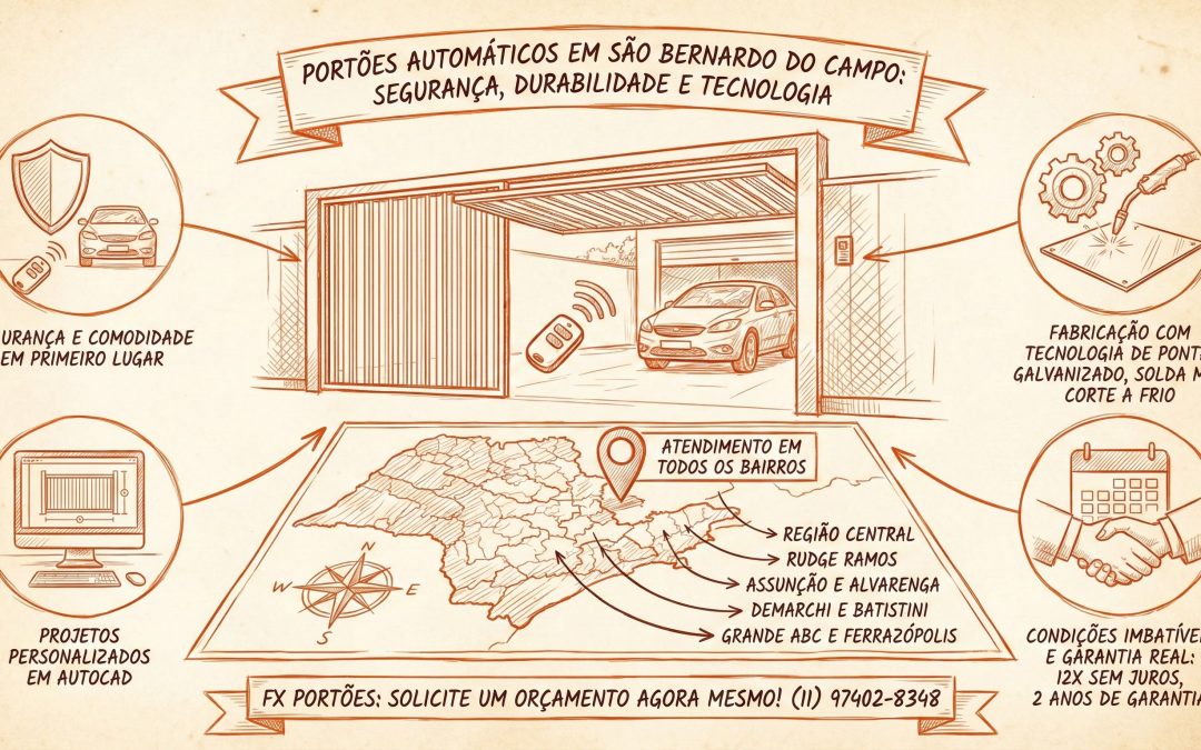 FX PORTÕES AUTOMATICOS - FABRICA DE PORTÕES AUTOMATICOS SBC